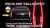 Black 2000-2006 Chevy Suburban 1500 2500 Tahoe Yukon Led Tail Lights Brake Lamps